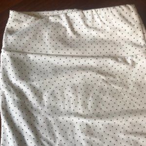 LulaRoe T&C Leggings - White w/ black micro dots - EUC